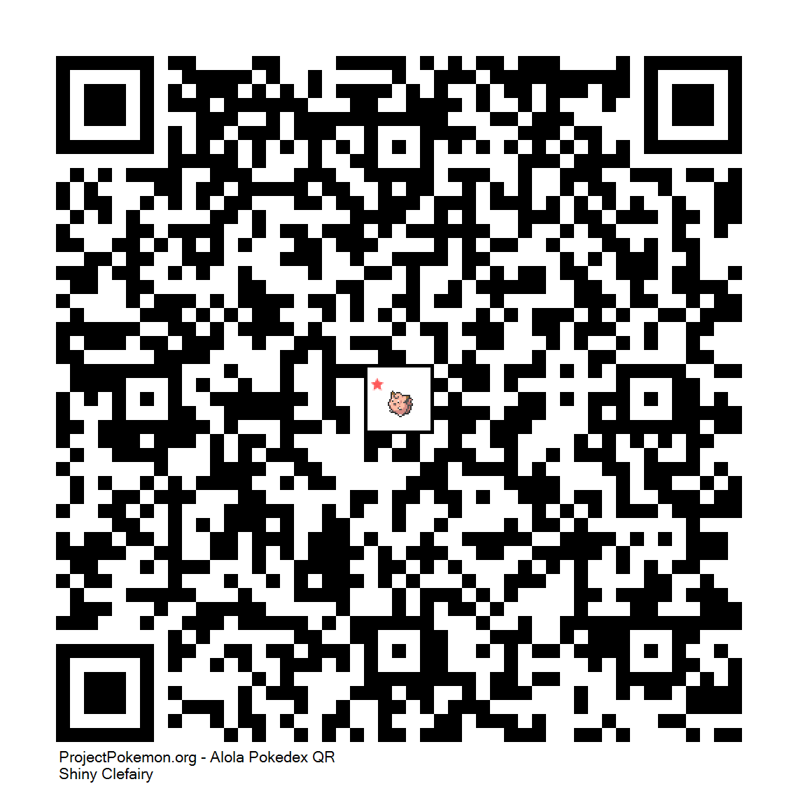Cdigo QR de Clefairy variocolor